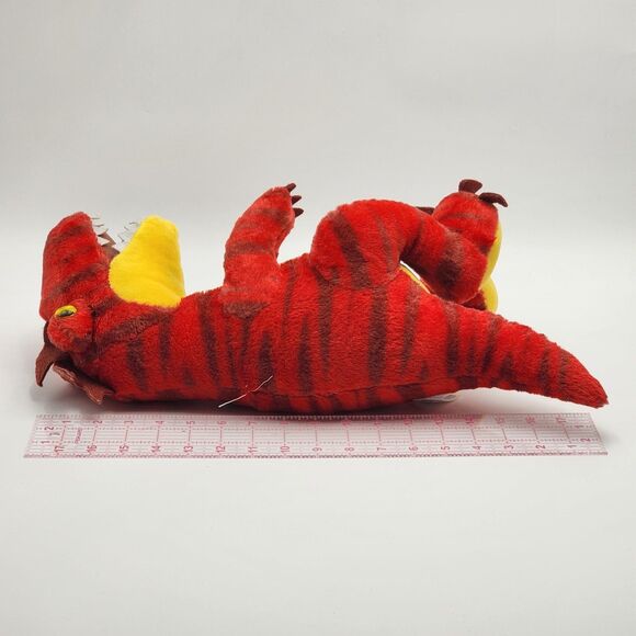 Build A Bear Red Raptor Dinosaur Plush Stuffed Animal BAB - Picture 8 of 8
